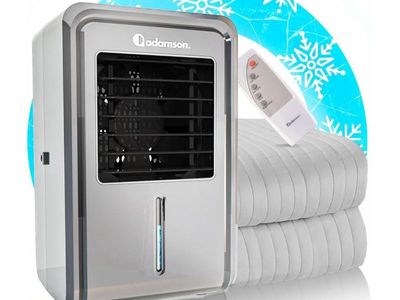 Adamson Water-Cooled Mattress Pad & Cooler System - Twin, 100% Cotton for Night Sweats