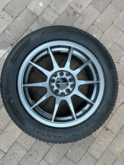 205/55/R16 Vision wheels/Continental tires