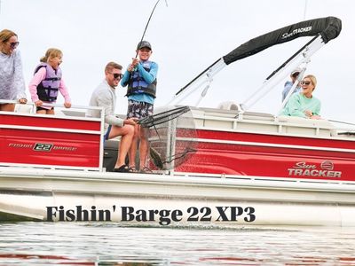 2026 Sun Tracker Fishin Barge 22 XP3 w 200 HP Mercury Outboard !!!
