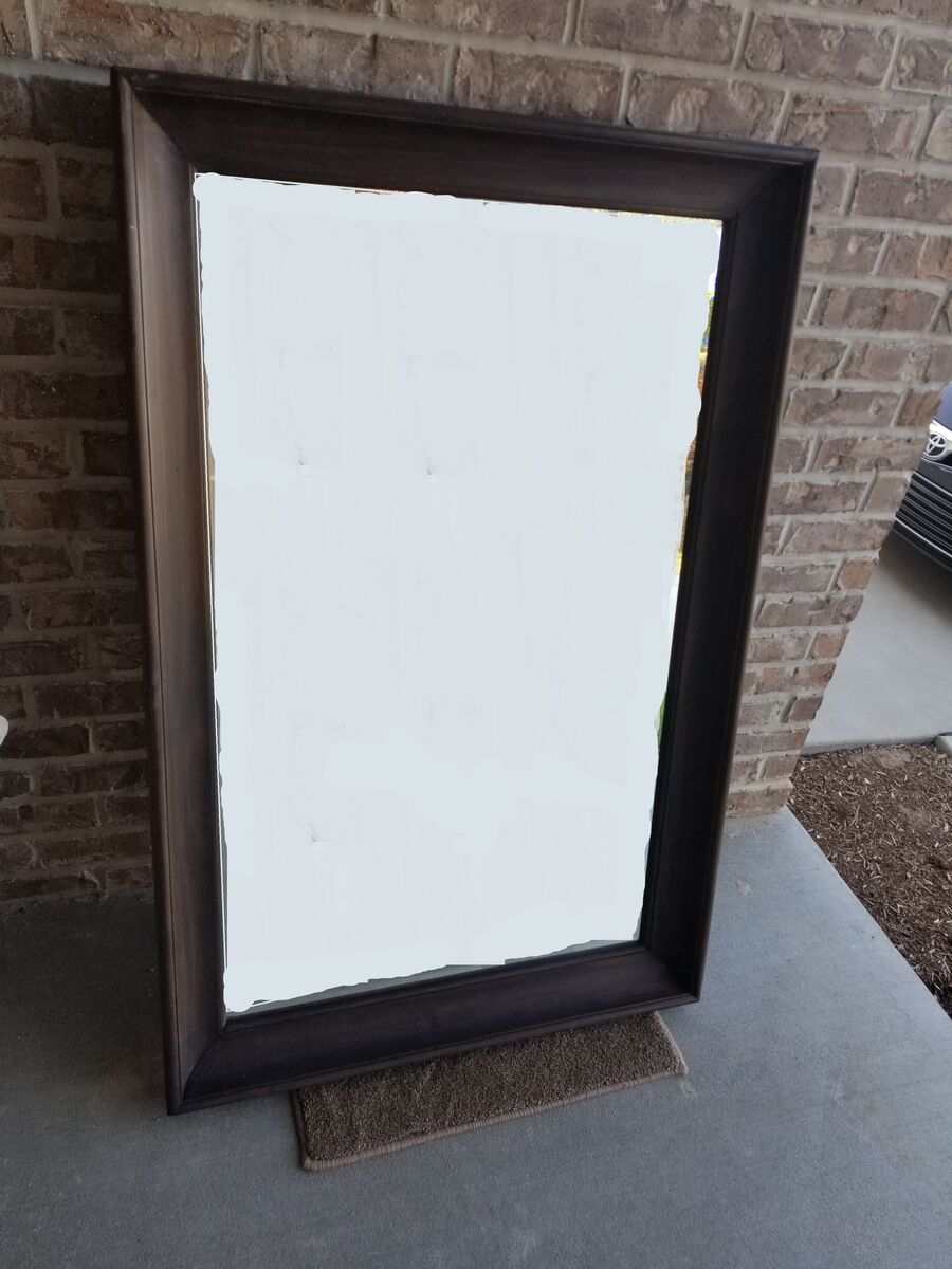 Large Dark Brown Mirror