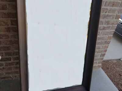 Large Dark Brown Mirror