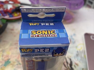 Limited Edition Funko Pop! PEZ Sonic the Hedgehog Candy & Dispenser - New in Box