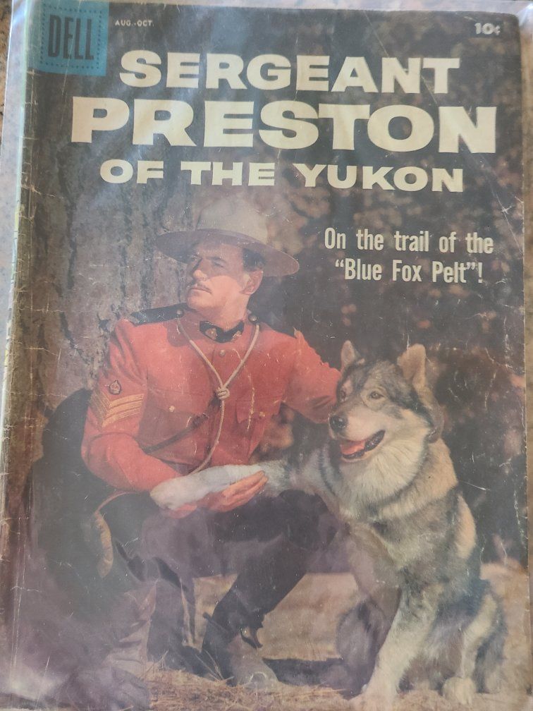 Vintage Dell Comics Sergeant Preston of the Yukon Vintage Comic Book