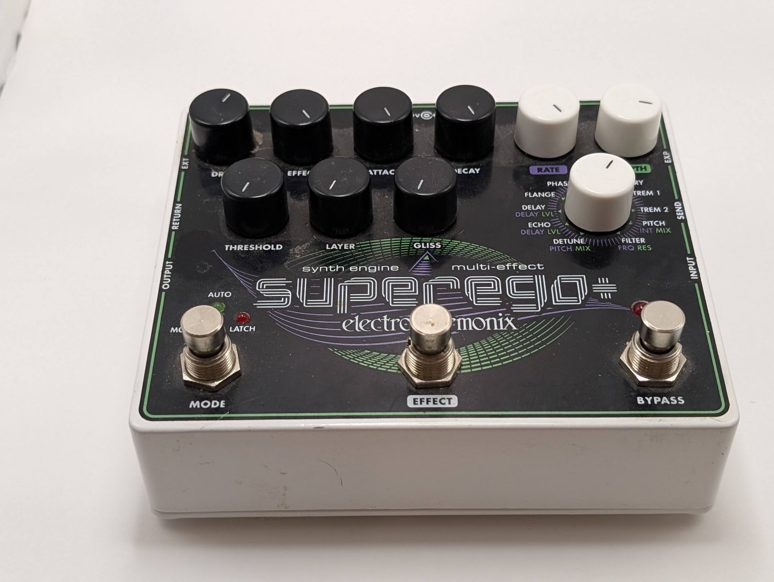 Electro Harmonix EHX Super Ego+ Plus Freeze/Synth Effects Pedal