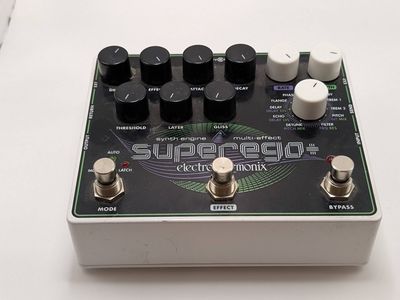 Electro Harmonix EHX Super Ego+ Plus Freeze/Synth Effects Pedal