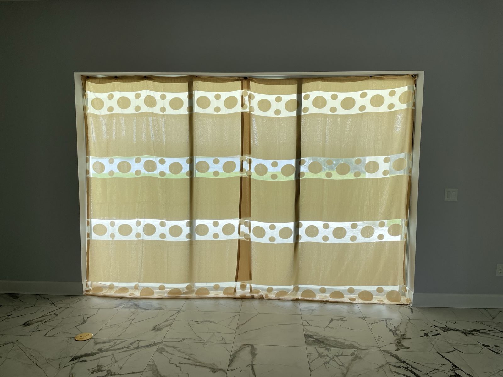 4 New Panels of 52”Wx108”L Elegant Gold Damask Curtain Panel with Pinch Pleat Hooks - Decorative Drapery