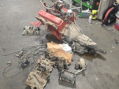 Chevy 283 small block V8 with extras
