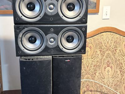 Polk Audio Monitor 40 Series II Bookshelf Speakers (Pair) - Black