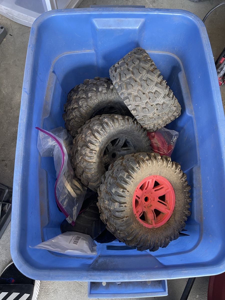 RC tires and misc stuff $40