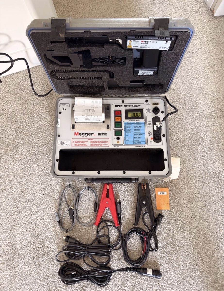 Megger BITE2P Battery Impedance Tester W/ printer