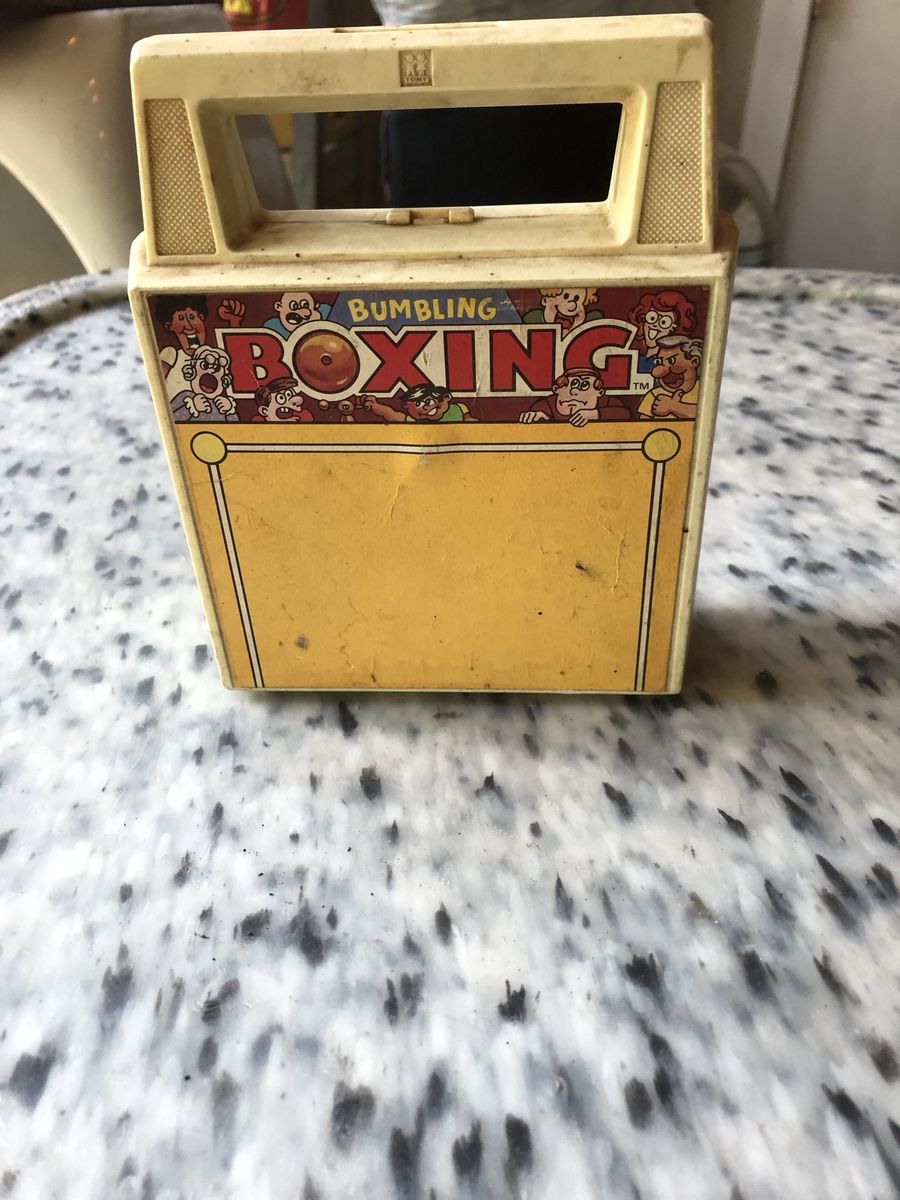 Vintage Tomy Bumbling Boxing Pocket Game Portable Tabletop Game