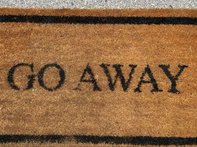 Doormat GO AWAY