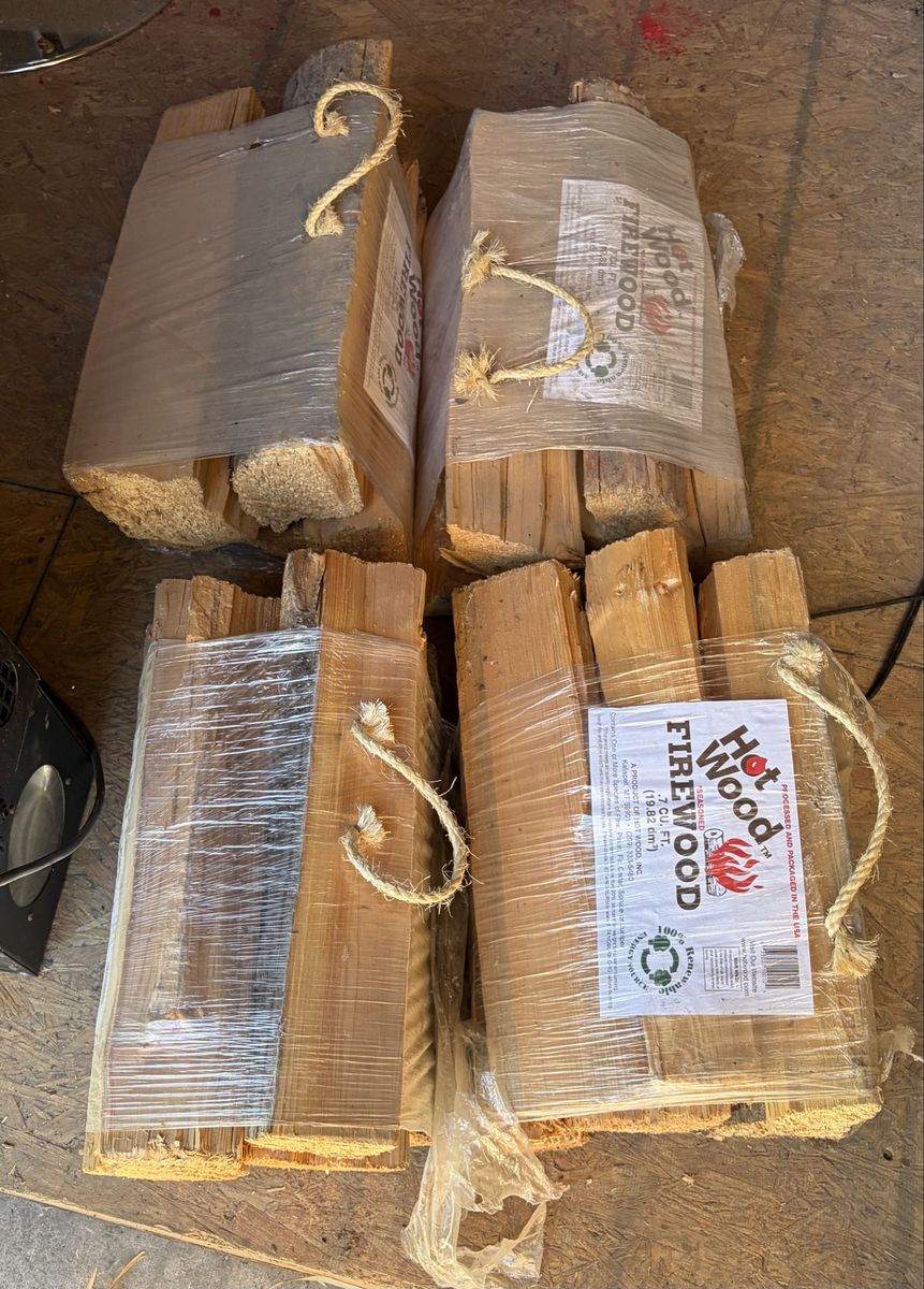 Hot wood firewood bundle