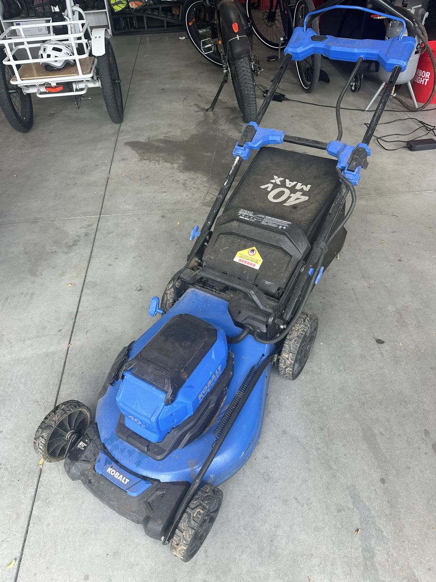 Kobalt 40V Max 20" Cordless Electric Lawn Mower - Battery Powered (battery not included)