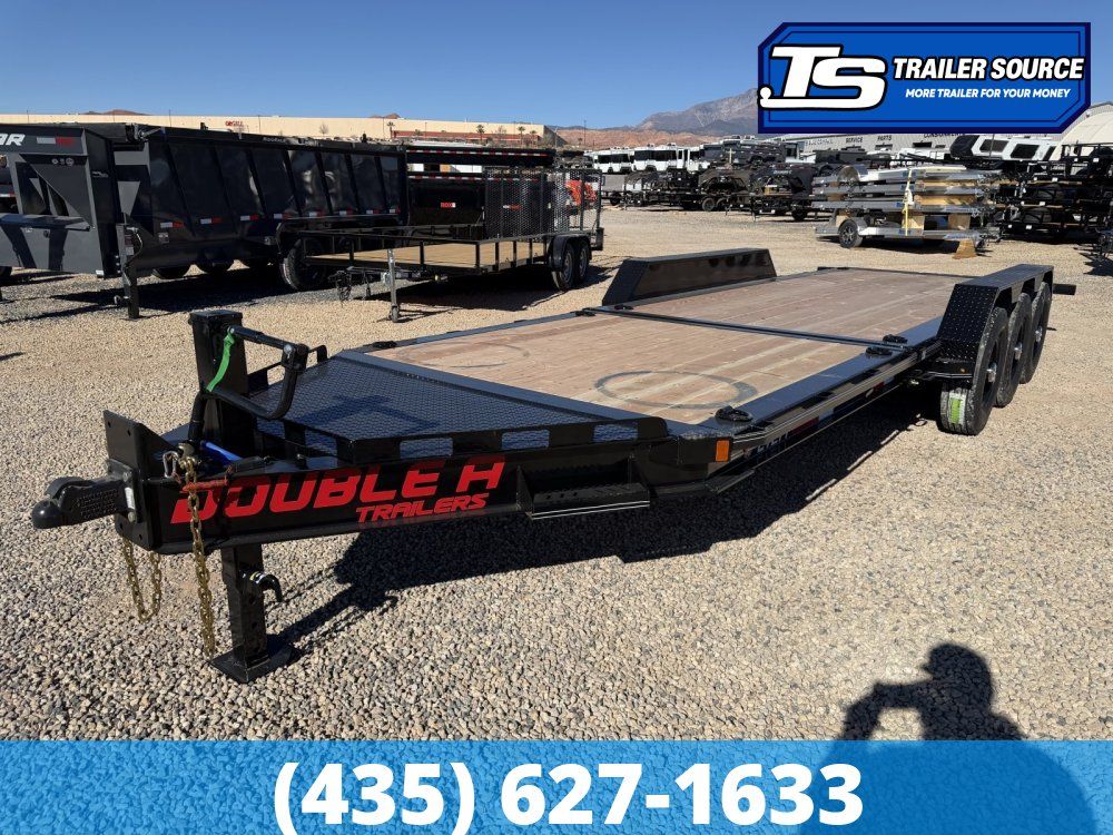 7x24 Double A Pro Series CT Tilt Trailer - 23K GVWR - Torsion Axles