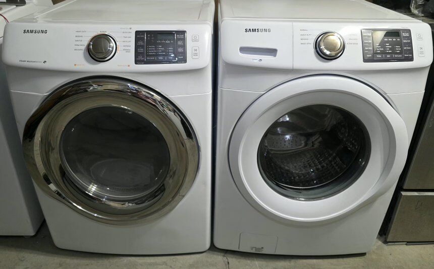 Samsung washer &electric steam dryer set