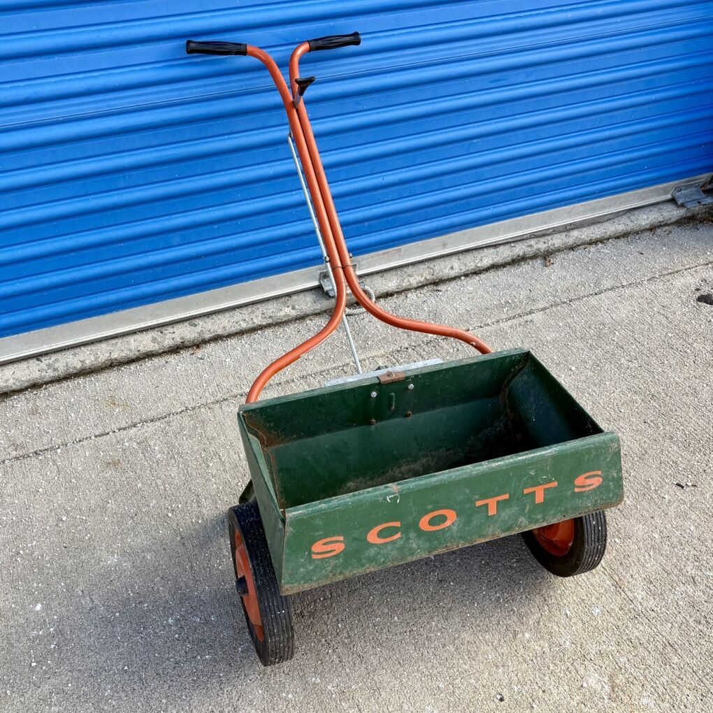 Vintage Scotts Grass Seed Fertilizer Spreader