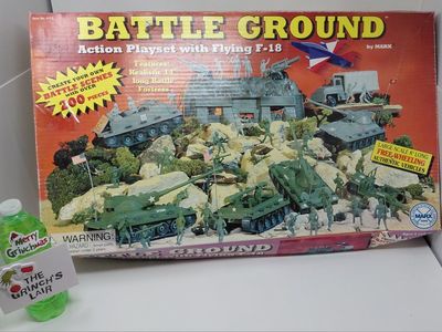 Vintage 1995 Marx Battle Ground Action Playset Commemorative Edition - Open Box / Sealed Contents
