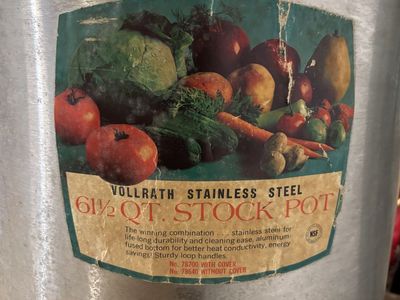Vollrath 61 ½ Quart Stock Pot (Stainless Steel)