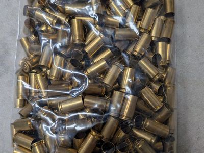 Used Brass 9mm Casings - Large Bag, Mixed Reloading Supplies Cleaned