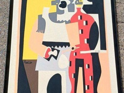 framed Pablo Picasso 3 musicians wall art/print
