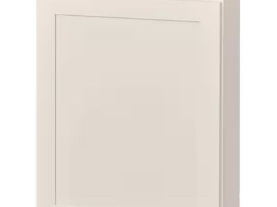 Hampton Bay Avondale 24 in. W x 12 in. D x 30 in. H Ready to Assemble Plywood Shaker Wall Kitchen Cabinet in Antique White