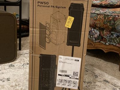 Powerwerks PW50 Personal PA System, Compact Portable Loudspeaker for Events & Live Sound