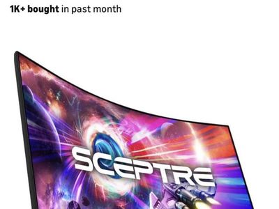 Sceptre C34 Ultrawide Curved Gaming Monitor