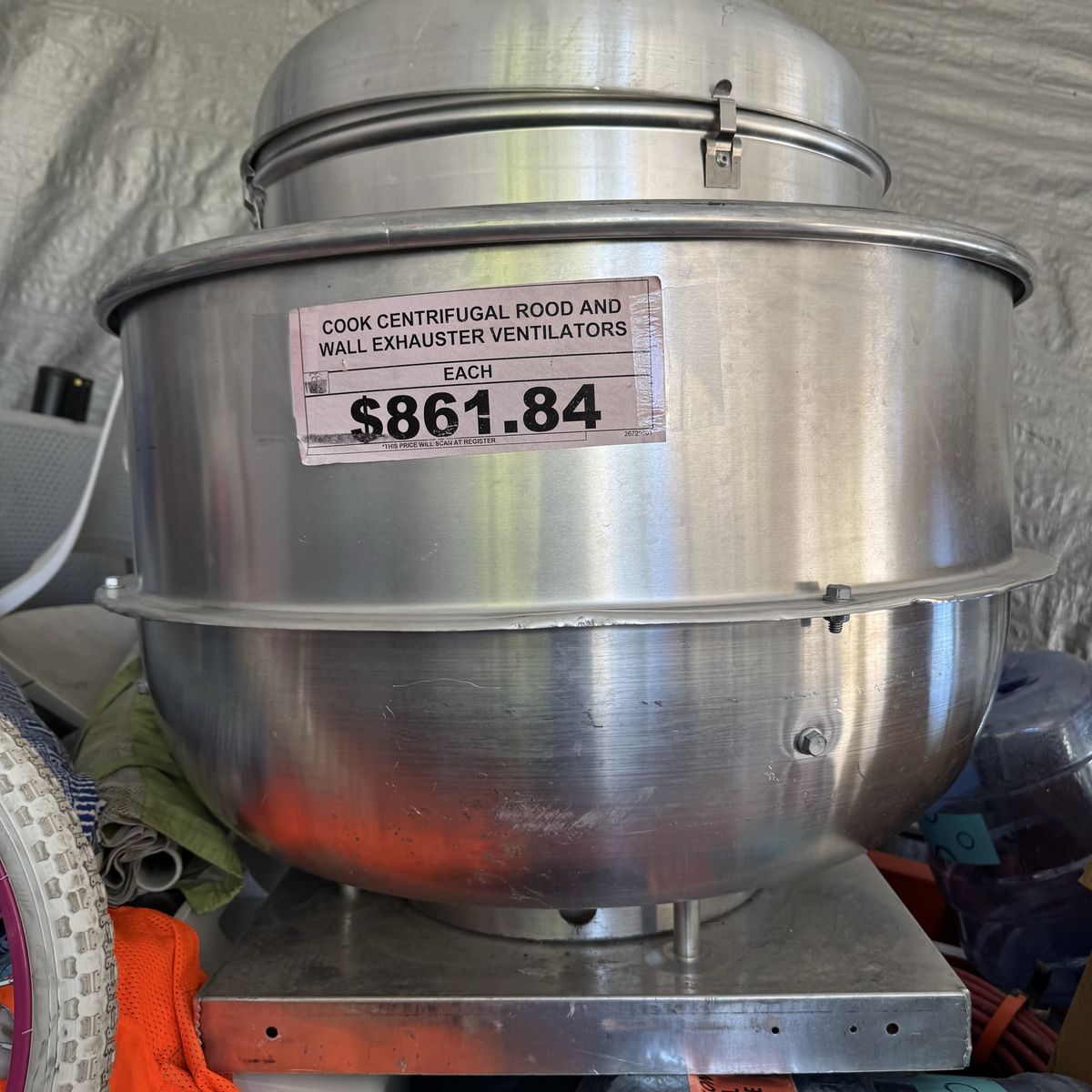 Cook Centrifugal Roof and Wall Exhauster Ventilator Commercial Exhaust Fan