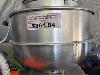 Cook Centrifugal Roof and Wall Exhauster Ventilator Commercial Exhaust Fan