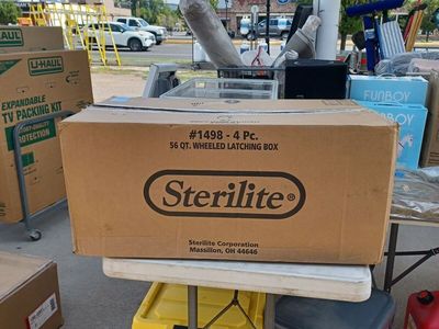56 quart storage box four pack