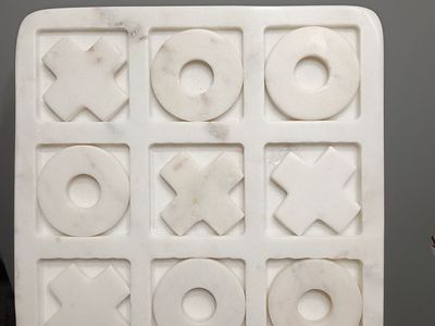 Marble Tic Tac Toe game