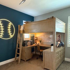 Pottery Barn Beadboard Full Loft Bed
