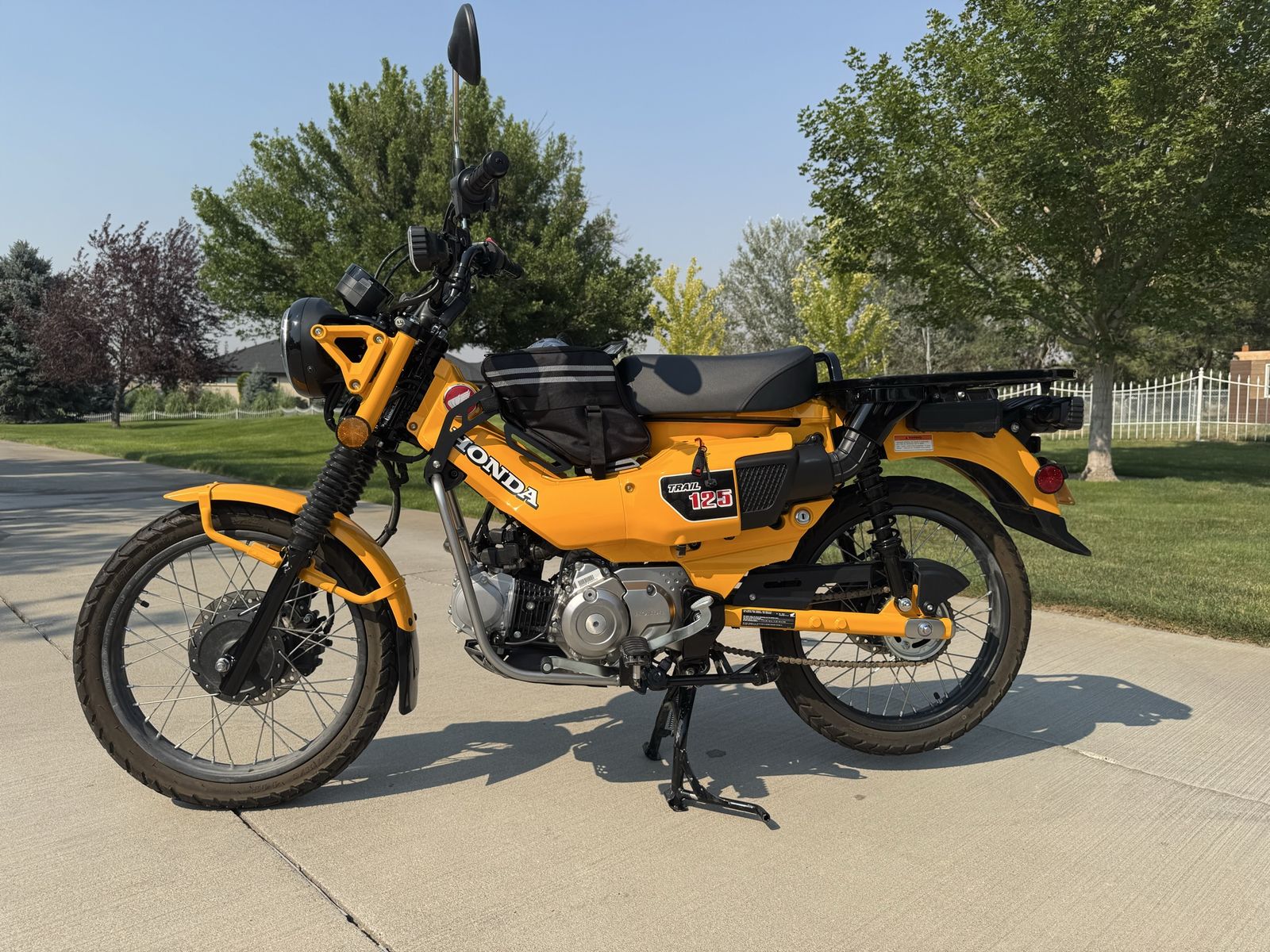 2024 Honda Trail 125 CT125a Dual-Sport Motorcycle - Yellow 260 miles