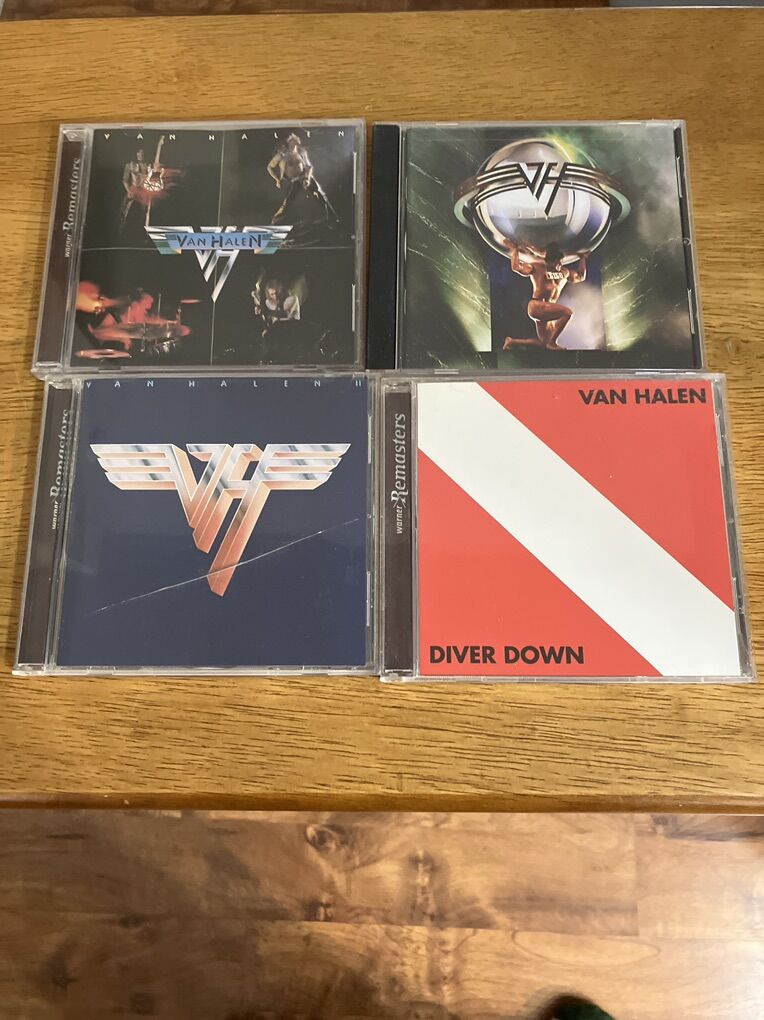 Set Of 4 Van Halen CDs