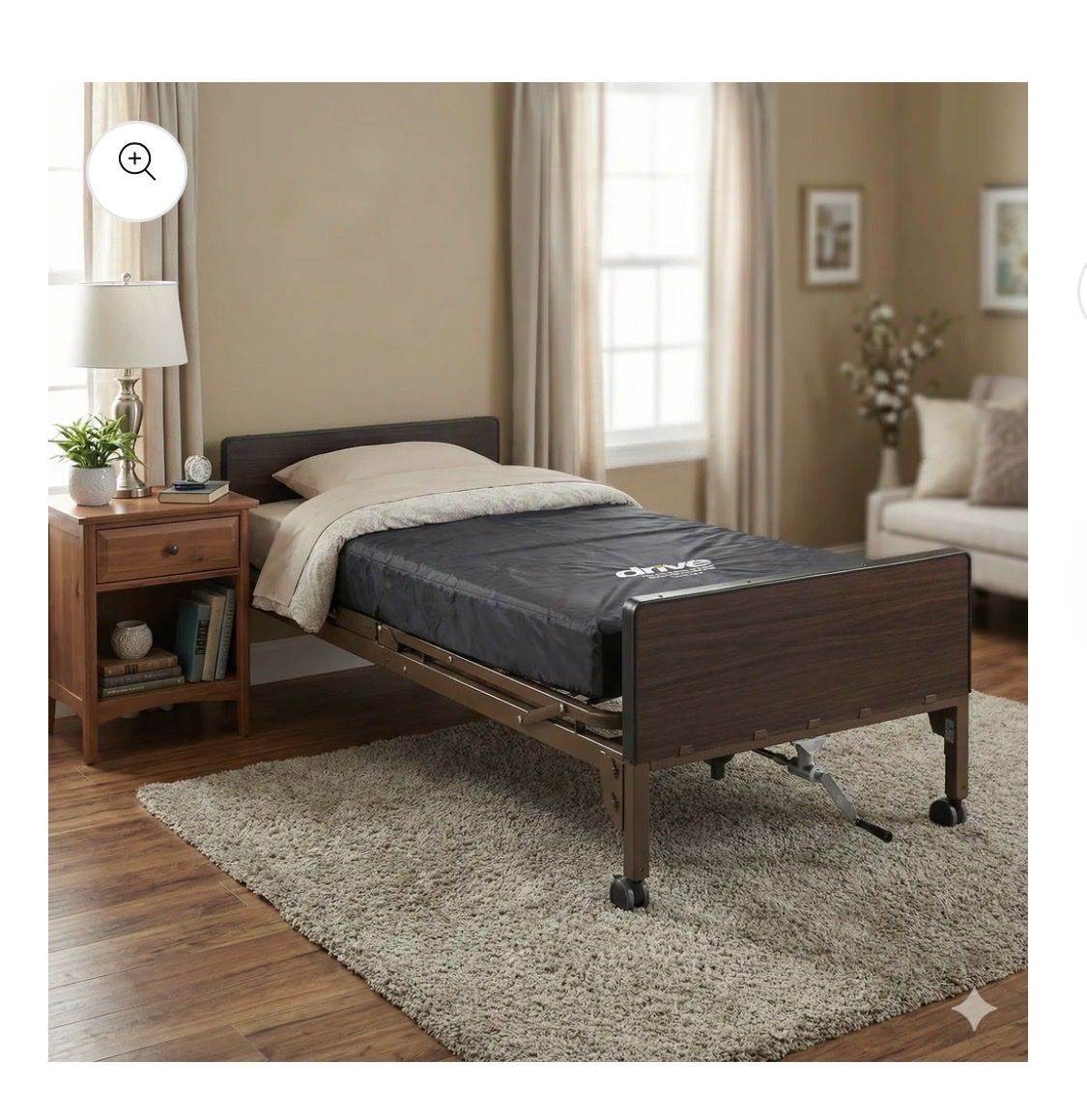 Delta ultra light weight medical bed