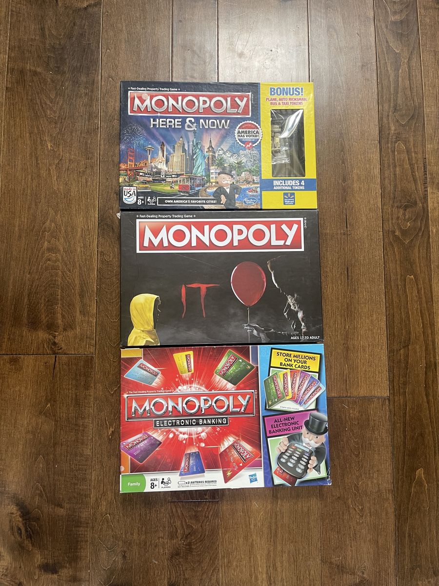 Monopoly Games - $10 Each
