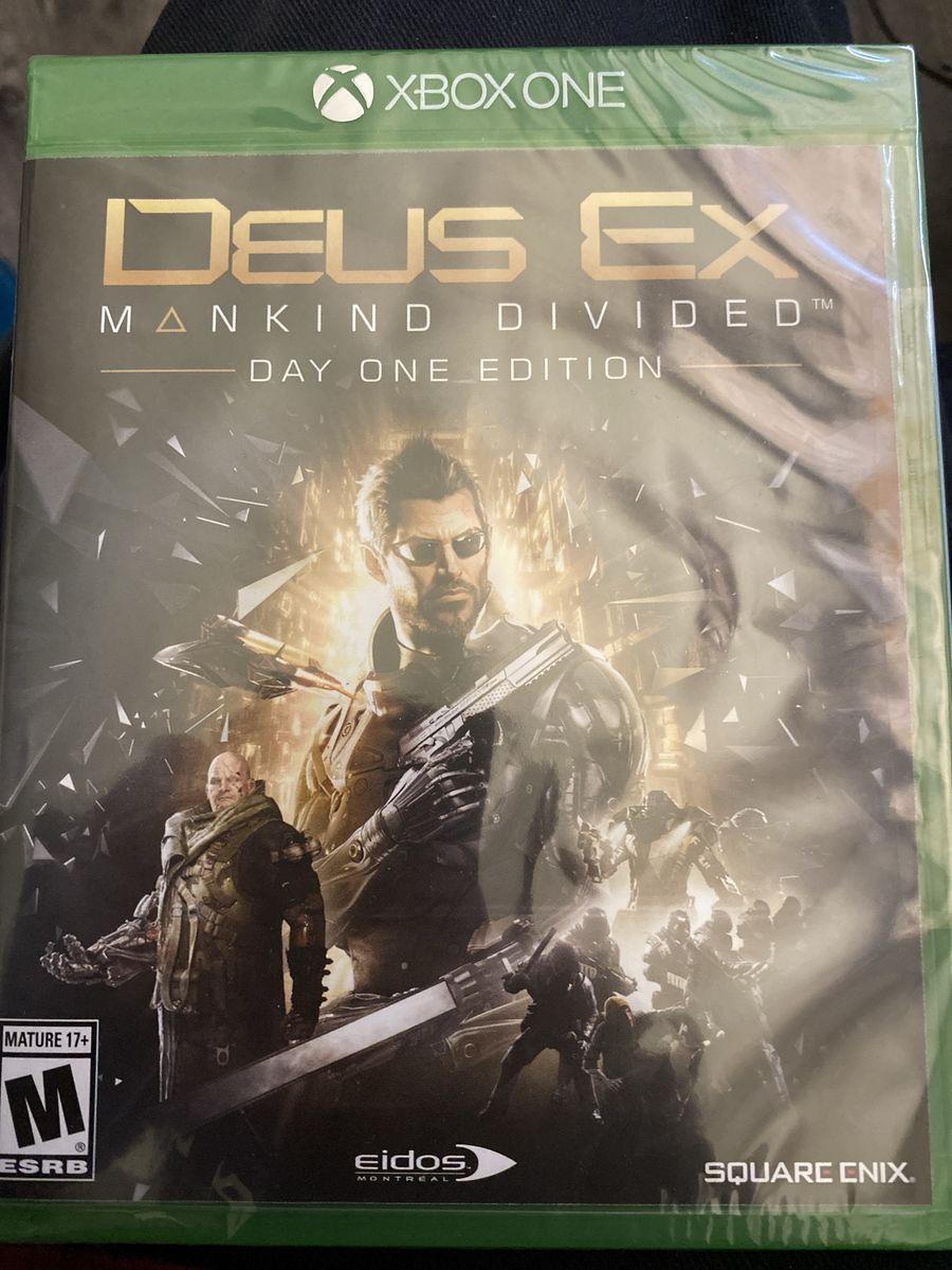 Deus Ex: Mankind Divided Day One Edition - Microsoft Xbox One (New, Sealed)