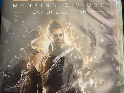 Deus Ex: Mankind Divided Day One Edition - Microsoft Xbox One (New, Sealed)