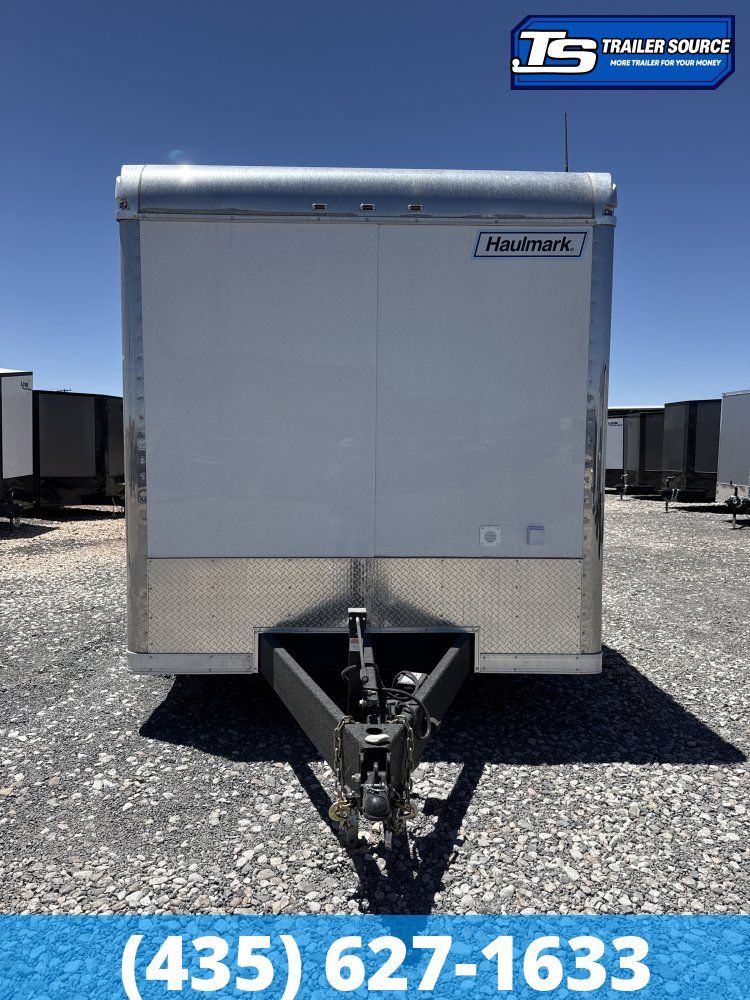 8.5x28 Haulmark Edge Sportsman Pkg Enclosed Car Hauler Trailer - 7'10" Interior - 12K GVWR -