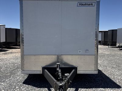 8.5x28 Haulmark Edge Sportsman Pkg Enclosed Car Hauler Trailer - 7'10" Interior - 12K GVWR -