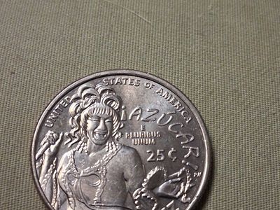 Celia Cruz Azucar Commemorative Quarter 25 Cents, United States of America, E Pluribus Unum
