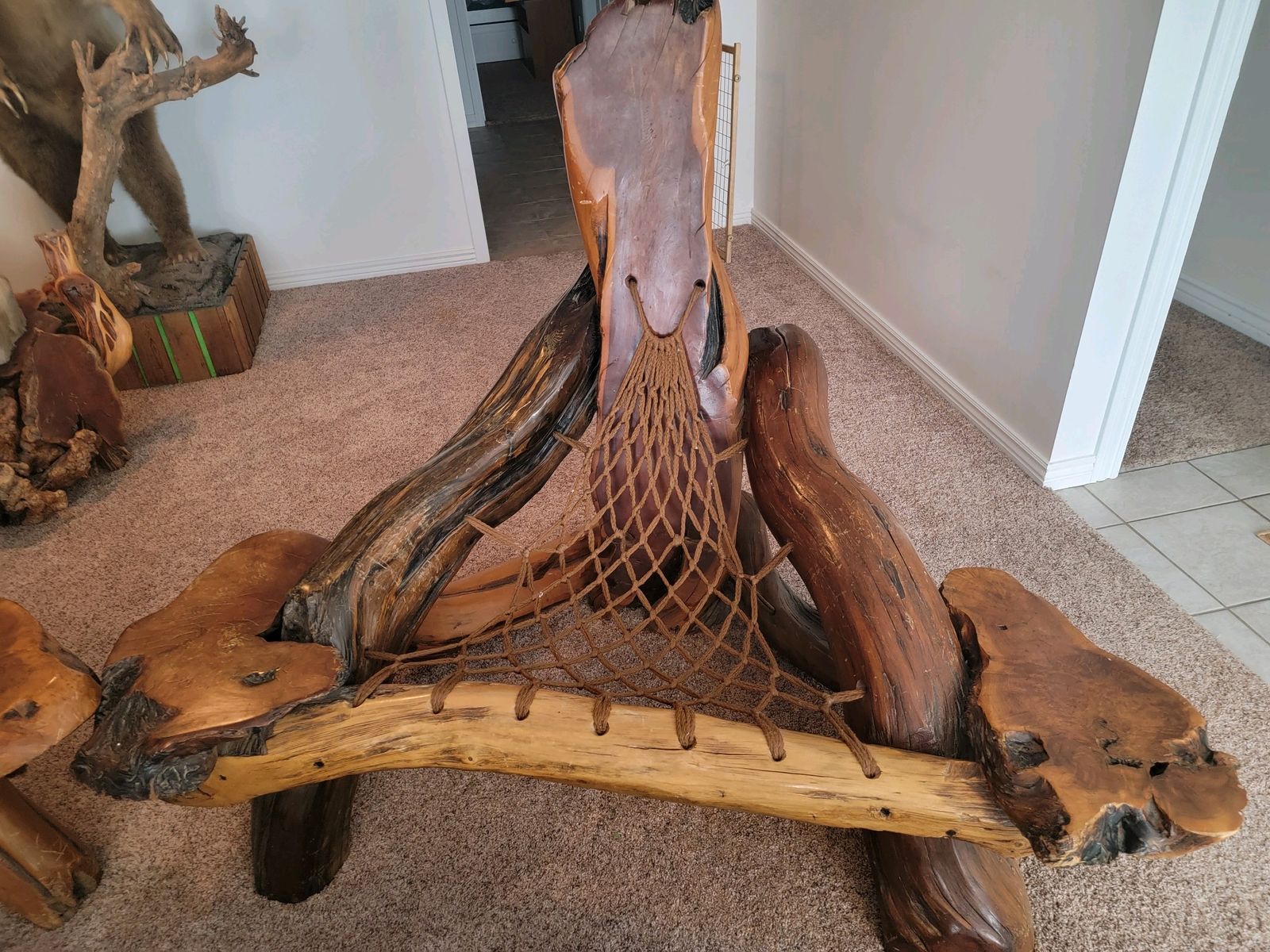 Redwood Burl Root Chair
