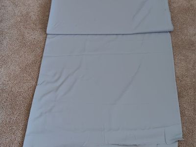Light Grey polyester crepe fabric