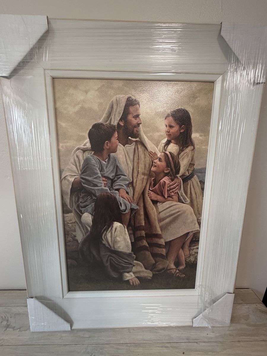 LDS Jesus and children art