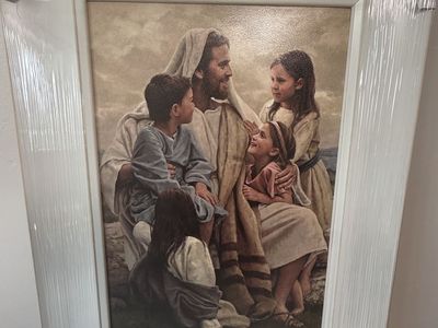 LDS Jesus and children art