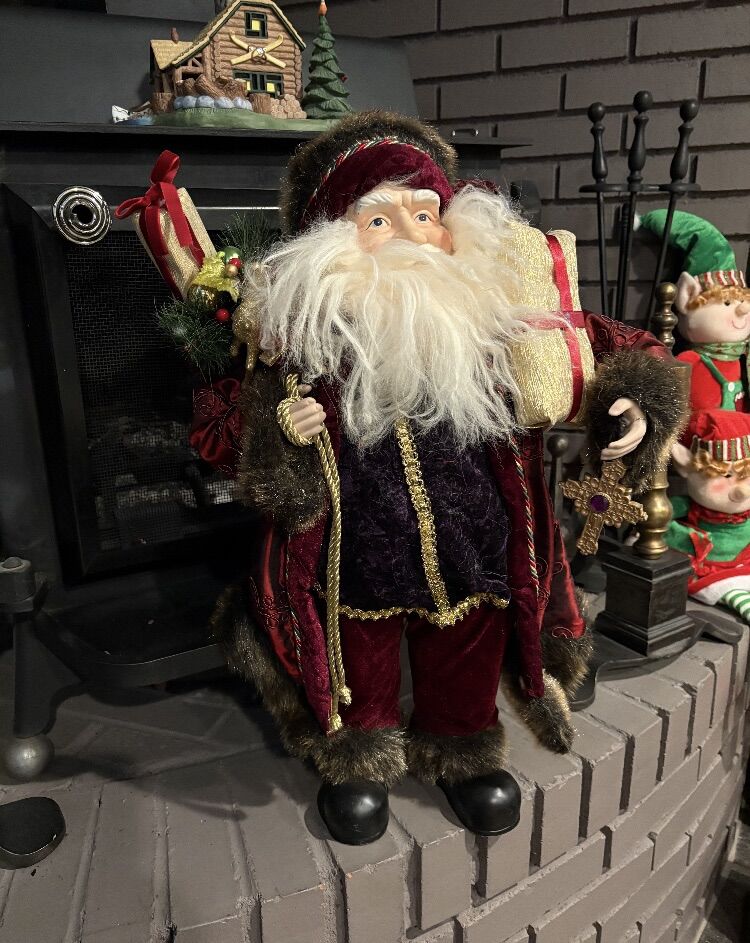 Vintage Santa St Nicholas