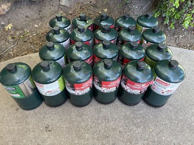 FULL Coleman type All-Purpose Propane LP Gas Fuel 1LB Tanks/Canisters/Cylinders