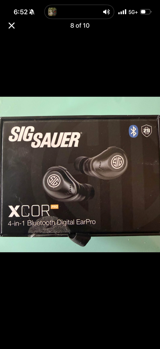 SIG SAUER XCOR PRO 4-in-1 Bluetooth Digital EarPro Shooting Earbuds – NEW