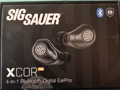 SIG SAUER XCOR PRO 4-in-1 Bluetooth Digital EarPro Shooting Earbuds – NEW